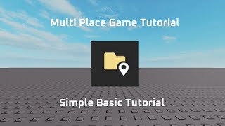 Multi Place Game Roblox Studio Tutorial wGame Teleporter [upl. by Nnylyrehc]