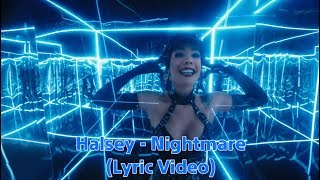 Halsey  Nightmare Lyric Video [upl. by Harman]