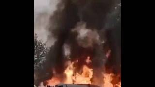 indian air force mig29 crashes  Agra me mig29  crash [upl. by Ymia763]