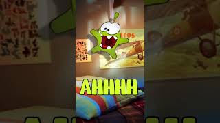 Om Nom a peur des fantômes et des esprits shorts youtubeshorts omnom cuttherope [upl. by Nodlew]