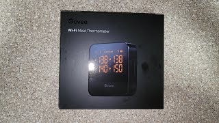 Govee WiFi Meat Thermometer  My 1st impressions and testing [upl. by Ahsienaj]