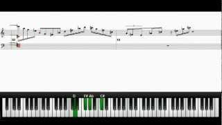 The Whole Tone Scale  Jazz piano Lesson Tutorial [upl. by Enerehs]