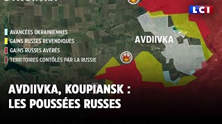 Avdiivka Koupiansk  les poussées russes [upl. by Joey]