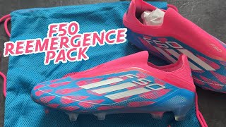 Adidas F50 Elite Laceless  Reemergence Pack  Rafael Leao amp Lionel Messi Boot [upl. by Engis706]