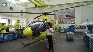 Ein Rettungshubschrauber EC 135 wird fertigmontiert Zu Besuch bei Airbus Helicopter [upl. by Aicnorev]