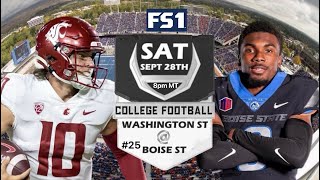 25 Boise State vs Washington State PREVIEW AND PREDICTIONSKEYS TO GAME Playoffs on the line [upl. by Alial307]