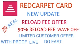 redcarpetreload redcarpet card reload offer 2021 [upl. by Yelda416]