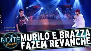 The Noite 251016  Murilo e Brazza fazem revanche em Batalha de Rap [upl. by Onavlis738]