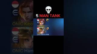 5 MAN TANK IN MCL quotUNLI STUNquot activenow mobilelegends mlbb shorts tigreal [upl. by Soph]