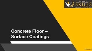 Concrete Floor Surface Coating  Floor Densification PU Coating Polishing and Floor Hardeners [upl. by Kristi640]