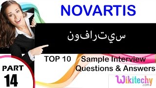 novartis top most technical interview questions and answers for freshers  experienced نوفارتيس [upl. by Kina]