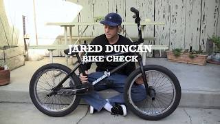 JARED DUNCAN  Sunday Bikes  Bike Check  BMX [upl. by Atiuqat401]