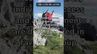 Collective Over Individual The Law of Jante Explained jante psychology [upl. by Fonseca748]