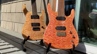 DIY Guitar Refinishing Why refinish a guitar Stock Jackson JS327 vs Refin JS327 Quilt Maple top [upl. by Bowers]