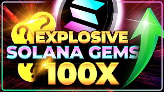 EXPLOSIVE Solana GEMS Dont Miss These 3 SOL Altcoins [upl. by Derick]