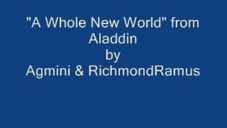 quotA Whole New Worldquot from Aladdinduet by RichmondRamus amp me [upl. by Barnet]