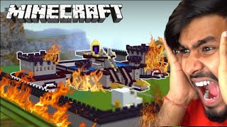 CAN I DESTROYED TECHNO GAMERZ CASTLE   MINECRAFT [upl. by Sayed]