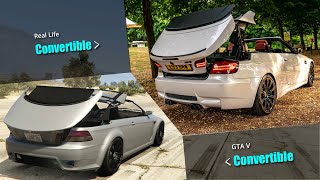 GTA V Convertible Cars vs Real Life  All Convertibles amp Open Top [upl. by Ahsrats]