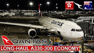 Flying LONGHAUL on QANTAS’ A330300 Economy  Is it worth the price [upl. by Harraf742]