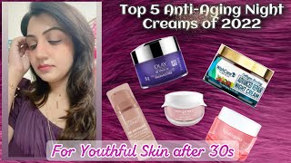 Top 5 Night Creams of 2022  Best Skincare Routıne with Products [upl. by Fleisig]