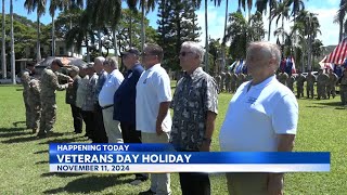 Veterans Day Closures and events across the state [upl. by Ahsahs865]