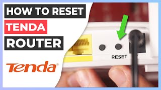 🔁 How to Reset a Router  TENDA [upl. by Maker]