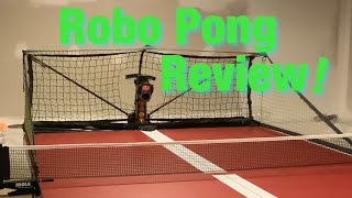 Newgy RoboPong 2040 Table TennisPing Pong Robot Review [upl. by Faro]