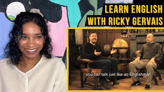 Learn English with Ricky Gervais and Karl Pilkington  reaction [upl. by Rubi661]