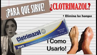 CLOTRIMAZOL crema para que sirve como usarlo Doctoraleon [upl. by Regazzi]