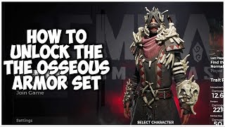 REMNANT FROM THE ASHES  How to Unlock the SECRET Osseous Armor Set [upl. by Ahsircal256]