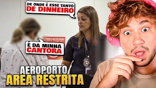 EMPRESÁRIA DE UMA ARTISTA MUITO FAMOSA SE DEU MAL NO AEROPORTO ÁREA RESTRITA [upl. by Idnem]