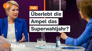 Viel Krise wenig Vertrauen  sinkende Umfragen für die SPD  maybrit illner vom 04042024 [upl. by Salamanca]