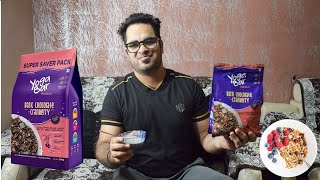 Yoga Bar Muesli Dark Chocolate Review  Muesli Benefits  Best Muesli Brand [upl. by Niai]