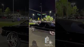 Blacked out 1971 Chevrolet Impala parati caprice car donk shorts short viral fyp video [upl. by Eixam]