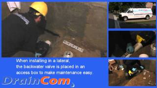 Backflow Prevention Valve Installation Draincomcom [upl. by Kristy]