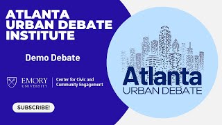 2023 Atlanta Urban Debate Institute Demo Debate [upl. by Jemena481]