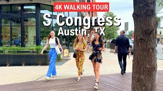 AUSTIN South Congress 🇺🇸 Walk Texas 4K 2024 [upl. by Nerrad279]