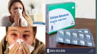 Cetirizine hydroclhoride 10mg tablets uses and side effects [upl. by Ille]