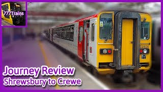 Journey Review  Shrewsbury to Crewe  777Trains [upl. by Pentheam487]