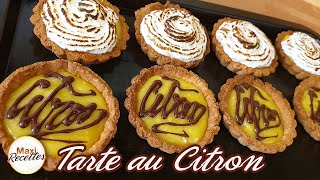 Recette Tarte au Citron Classique ou Meringuée [upl. by Junji330]