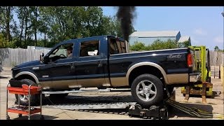 2006 F250 60l Powerstroke Dyno Baseline [upl. by Cupo]