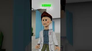 When Its Your First Day AS A DOCTOR AND 😂😂 roblox robloxshorts brookhaven [upl. by Adnarb]