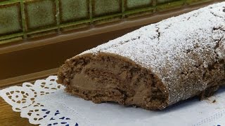 Schokolade Roulade Sahneschnitte [upl. by Udelle624]