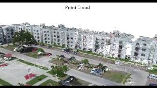 Aerial footage  3D point cloud  3D model [upl. by Alarice148]