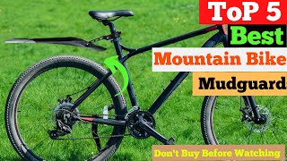 Top 5 Best Mountain Bike Mudguards in 2024  Best Mudguard Mountain Bike [upl. by Aelanej753]