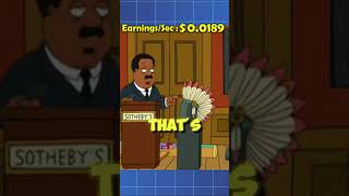 How Much Does Cleveland Brown Make Per Second 🛠️💸 [upl. by Hgeilyak803]