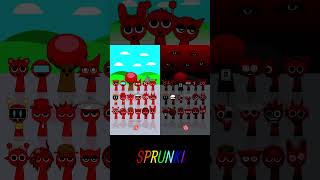 NormalampHorror Sprunki DuDiDam But They‘re All Redsprunki incrediboxsprunki viralvideo dudidam [upl. by Sneve]