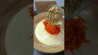 VEGAN CARROT CAKE RECIPE  Carrot and Walnut Cake Recipe [upl. by Nauqyaj]