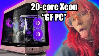 I built my GF a Pink PC  20 core Xeon amp 4fan GTX 1080 [upl. by Iana]