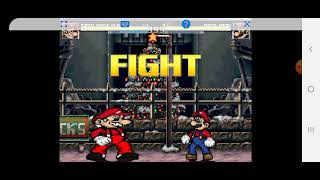 MUGEN Battle 168 Super Santa Claus vs Super Mario [upl. by Halludba]